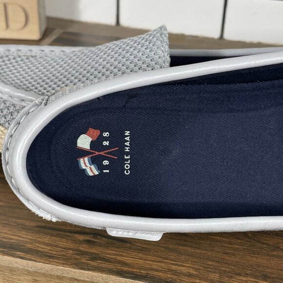 Cole Haan Nantucket Espadrille Womens Size 9.5 Shoes Gray Slip On Loafer Flat - Picture 10 of 12
